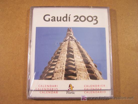 Coleccionismo Calendarios: Gaud&iacute; 2003