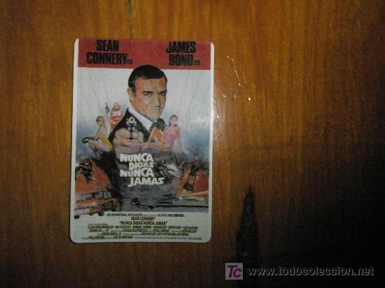 Coleccionismo Calendarios: CALENDARIO CINE 1992.NUNCA DIGAS NUNCA JAMAS.SEAN CONNERY,JAMES BOND.