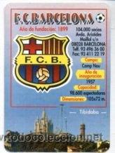 Colecionismo Calend&aacute;rios: CALENDARIO 2001. FC BARCELONA. BAR&Ccedil;A. FUTBOL.