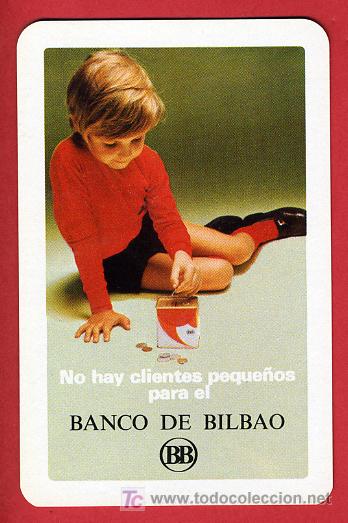 Colecionismo Calend&aacute;rios: CALENDARIO FOURNIER , PUBLICIDAD BANCO BILBAO , 1973 , CAL 3616