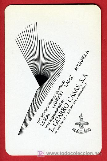Collectionnisme Calendriers: CALENDARIO FOURNIER , PUBLICIDAD  L. GUARRO CASAS , 1971 , CAL 3734