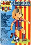 Collectables Calendars: CALENDARIO 1995. FC BARCELONA. HIMNO. BAR&Ccedil;A. FUTBOL. PUBLICIDAD LAMPISTERIA JJ ROCA DE BARCELONA.