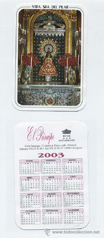 Coleccionismo Calendarios: CALENDARIO DE BOLSILLO-2003-VIRGEN DEL PILAR (CAL-204)