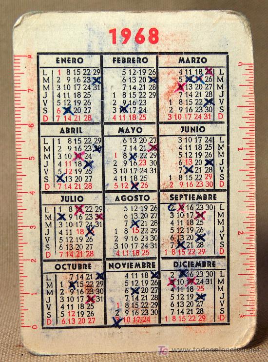 Calendario 1968 la pajarita carlos grollo alo comprar calendarios
