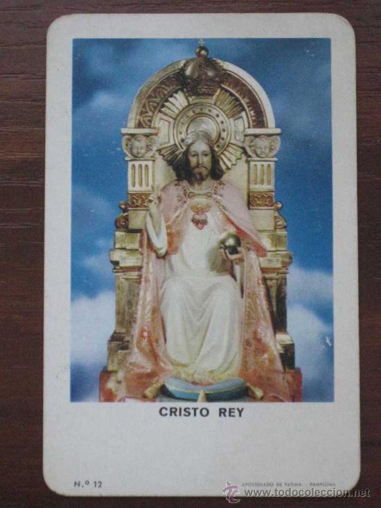 Collezionismo Calendari: ANTIGUO CALENDARIO BOLSILLO FOURNIER CRISTO REY - A&Ntilde;O 1969