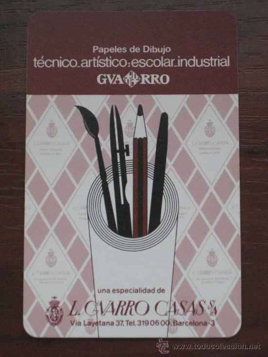 Coleccionismo calendarios: ANTIGUO CALENDARIO BOLSILLO FOURNIER L. GUARRO CASAS 1974 - EXCELENTE ESTADO