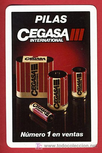 Colecionismo Calend&aacute;rios: CALENDARIO FOURNIER , PILAS CEGASA , 1986 , CAL3814