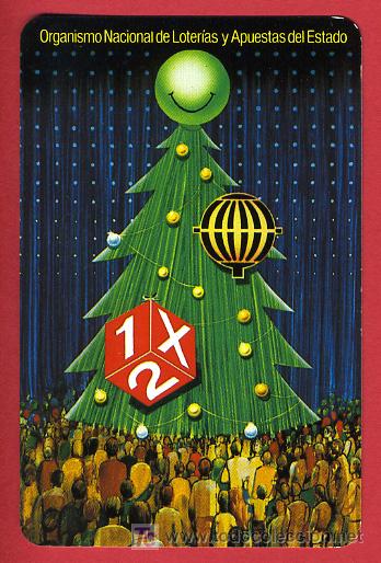 Colecionismo Calend&aacute;rios: CALENDARIO FOURNIER , LOTERIA NACIONAL , 1989 , CAL3832