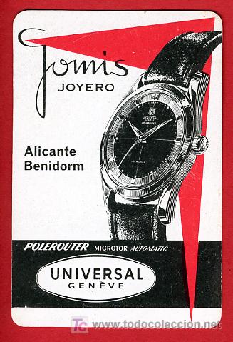 Coleccionismo Calendarios: CALENDARIO PUBLICIDAD, GOMIS JOYERO ALICANTE BENIDORM , PLASTICO  , 1964 , CAL3952