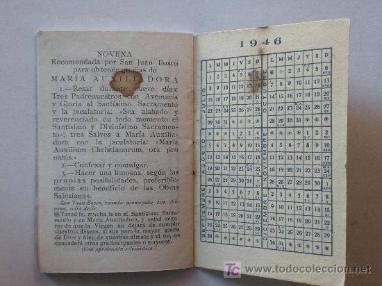Coleccionismo calendarios: librito almanaque selesiano para 1946 - Foto 2