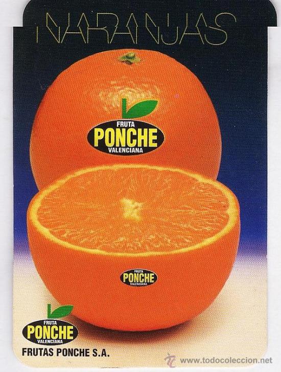 Collezionismo Calendari: calendario bolsillo.- frutas ponche. naranjas. a&ntilde;o 2000.