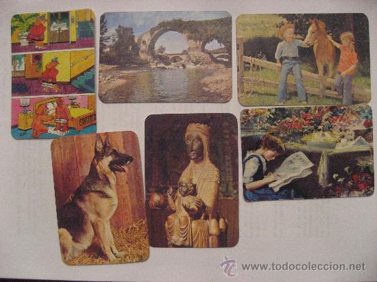 Coleccionismo Calendarios: LOTE DE 6 CALENDARIOS DE BOLSILLO,A&Ntilde;OS:76,80 (2) 82 (2) Y 93.PINTURA,PERROS,VIRGENES,PAISAJES ETC..