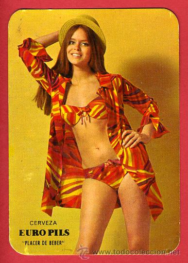 Sammeln von Kalendern: CALENDARIO PUBLICIDAD CERVEZA , EURO PILS, CHICA , 1971 , CAL3992