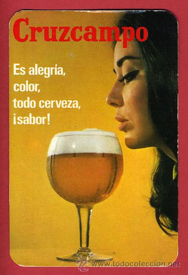 Coleccionismo Calendarios: CALENDARIO PUBLICIDAD CERVEZA , CRUZCAMPO , CHICA , 1970 , CAL4011