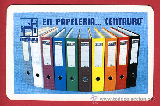 Coleccionismo calendarios: CALENDARIO FOURNIER, PUBLICIDAD , PAPELERIA CENTAURO , 1982 , CAL4166