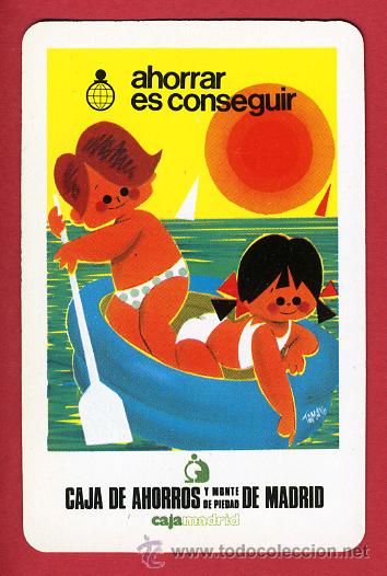 Coleccionismo calendarios: CALENDARIO FOURNIER, PUBLICIDAD , CAJA AHORROS CAJA MADRID , 1982 , CAL4180
