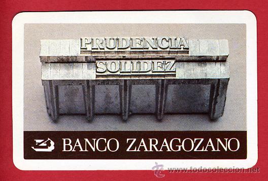 Coleccionismo calendarios: CALENDARIO FOURNIER, PUBLICIDAD , BANCO ZARAGOZANO , 1981 , CAL4199