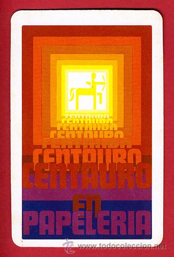Collectables Calendars: CALENDARIO FOURNIER, PUBLICIDAD , PAPELERIA CENTAURO , 1981 , CAL4207