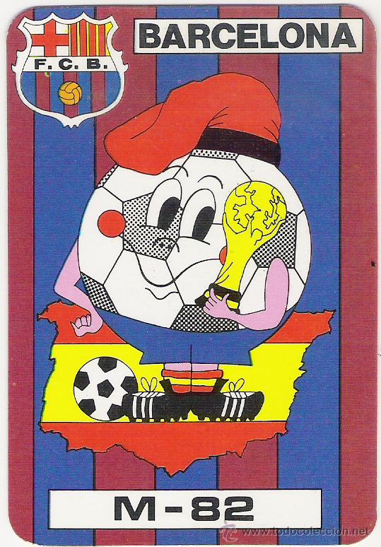 Coleccionismo calendarios: CALENDARIO 1982 F.C.BARCELONA MUNDIAL 1982