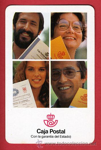 Collectables Calendars: CALENDARIO FOURNIER, PUBLICIDAD  CAJA POSTAL  , 1980 , CAL4215