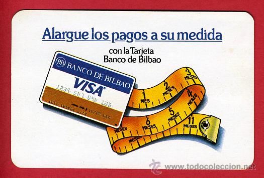 Collectionnisme Calendriers: CALENDARIO FOURNIER, PUBLICIDAD TARJETA  BANCO BILBAO , 1979 , CAL4229