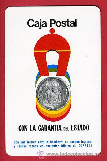Collectionnisme Calendriers: CALENDARIO FOURNIER, CAJA POSTAL  , 1978 , CAL4245