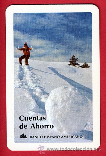 Collectionnisme Calendriers: CALENDARIO FOURNIER, BANCO HISPANO AMERICANO , 1977 , CAL4260