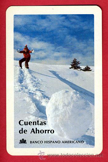Collectionnisme Calendriers: CALENDARIO FOURNIER, PUBLICIDAD BANCO HISPANO AMERICANO ,1976 , CAL4280