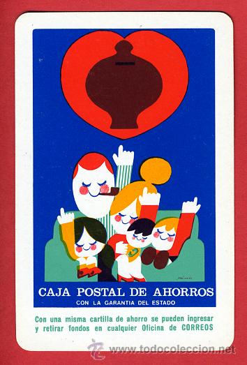 Collectionnisme Calendriers: CALENDARIO FOURNIER, PUBLICIDAD CAJA POSTAL DE AHORROS ,1975 , CAL4289