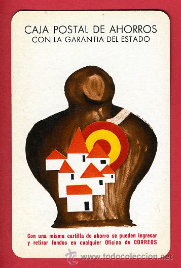 Collectionnisme Calendriers: CALENDARIO FOURNIER, PUBLICIDAD CAJA POSTAL DE AHORROS , 1971 , CAL4354