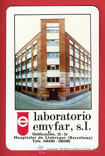Collectionnisme Calendriers: CALENDARIO FOURNIER, PUBLICIDAD FARMACIA LABORATORIO EMYFAR , 1971 , CAL4356