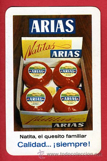 Collectionnisme Calendriers: CALENDARIO FOURNIER, PUBLICIDAD QUESOS NATITAS ARIAS , 1970 , CAL4363