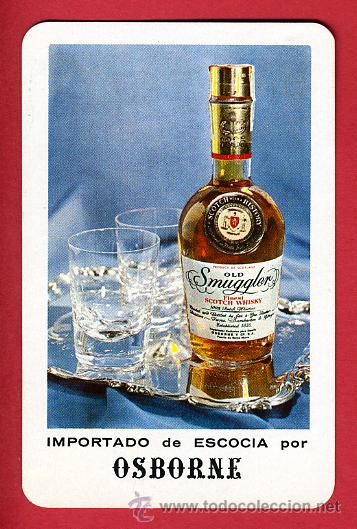 Coleccionismo calendarios: CALENDARIO FOURNIER, PUBLICIDAD OSBORNE SMUGGLER , 1970 , CAL4371