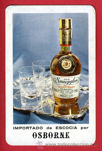 Coleccionismo calendarios: CALENDARIO FOURNIER, PUBLICIDAD OSBORNE SMUGGLER , 1970 , CAL4377