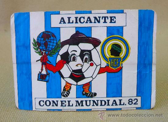Coleccionismo calendarios: CALENDARIO DE BOLSILLO, 1982, ALICANTE CON EL MUNDIAL 82, PAPELERIA BERMUDA