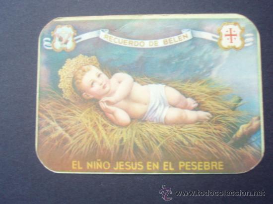 Coleccionismo calendarios: Calendario religioso el ni&ntilde;o Jesus en el Pesebre de 1.970