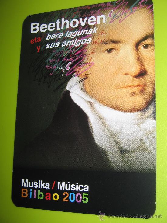 Coleccionismo Calendarios: CALENDARIO BOLSILLO MUSICA. BEETHOVEN (MAR 2005-FEB 2006) (PUBLICITARIO)