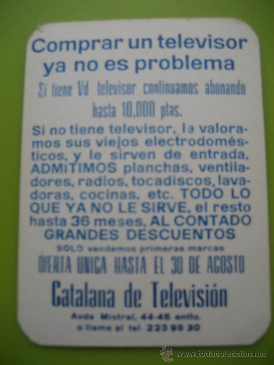 Coleccionismo calendarios: 1973. Catalana de television. Barcelona.