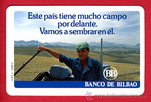 Collectionnisme Calendriers: CALENDARIO FOURNIER , PUBLICIDAD BANCO BILBAO , 1982 , CAL4445