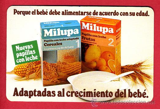 Sammeln von Kalendern: CALENDARIO FOURNIER , PUBLICIDAD MILUPA  , 1983 , CAL4448