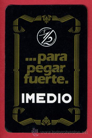 Sammeln von Kalendern: CALENDARIO FOURNIER , PUBLICIDAD PEGAMENTO IMEDIO  , 1983 , CAL4450