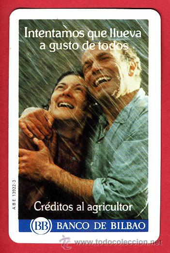 Collezionismo Calendari: CALENDARIO FOURNIER , PUBLICIDAD BANCO BILBAO  , 1983 , CAL4452