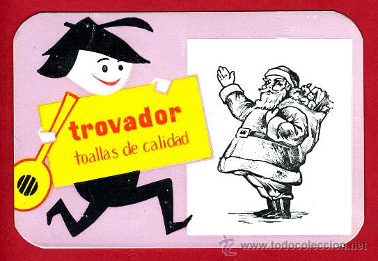 Coleccionismo Calendarios: CALENDARIO PUBLICIDAD TOALLAS TROVADOR , 1965 , CAL4624