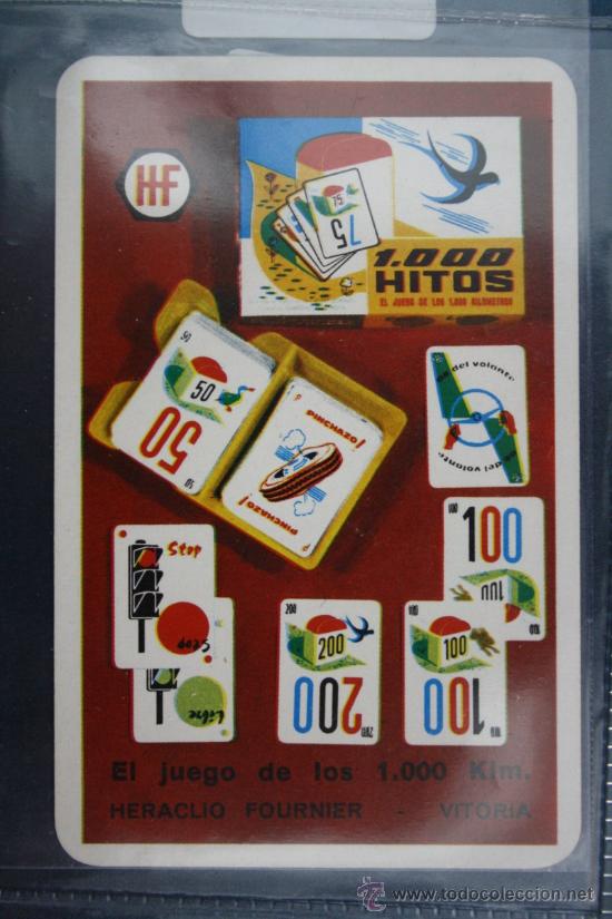 Sammeln von Kalendern: Calendario H. Fournier - El Juego de los 1000 Km 1968