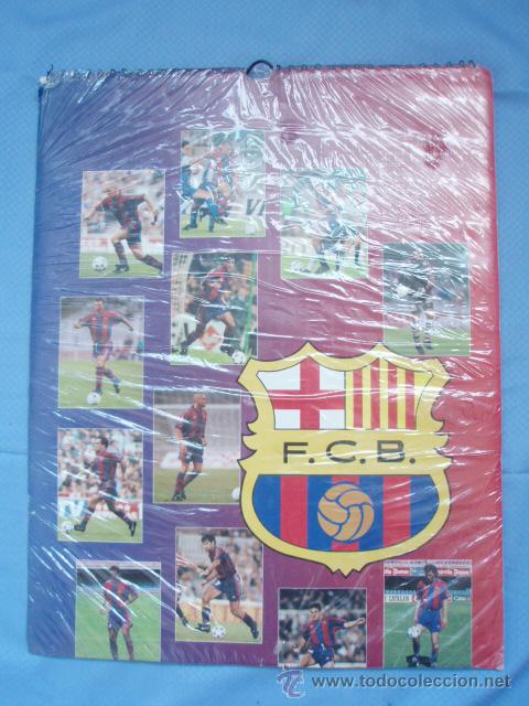 Collectionnisme Calendriers: Calendario de pared del F.C.Barcelona de la recopa del 1.996 - 97 nuevo en su envase orijinal