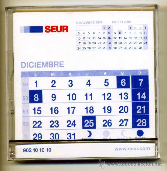 Collectionnisme Calendriers: CALENDARIO DE MESA . SEUR 2008 -tengo tambien otros a&ntilde;os-
