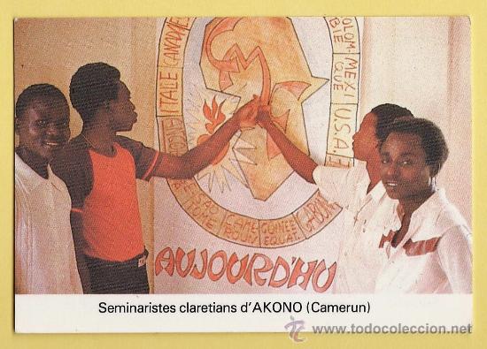 Collectionnisme Calendriers: calendario bolsillo - seminaristes d'akono -camerun - ed. missions claretianes -barcelona - a&ntilde;o 1989