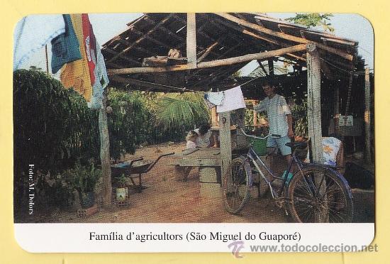 Collectionnisme Calendriers: calendario bolsillo - familia agricultors - s. miguel guapore - ed. missions claretianes - a&ntilde;o 2001