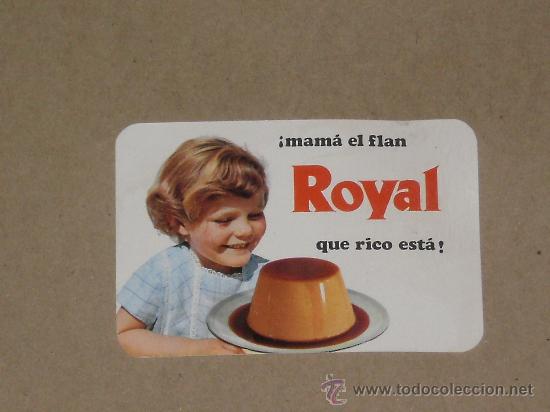 Coleccionismo Calendarios: CALENDARIO DE BOLSILLO DEL FLAN ROYAL , DEL A&Ntilde;O 1970