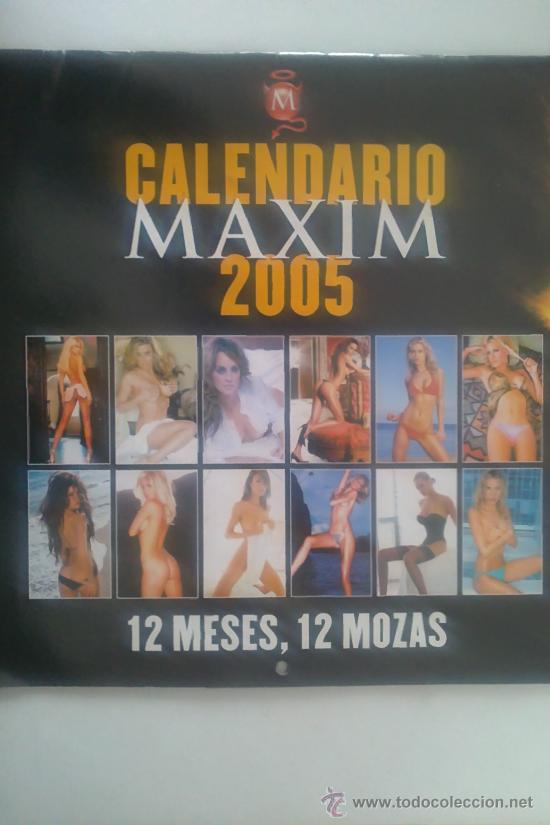 Coleccionismo calendarios: CALENDARIO DE PARED MAXIM 2005
